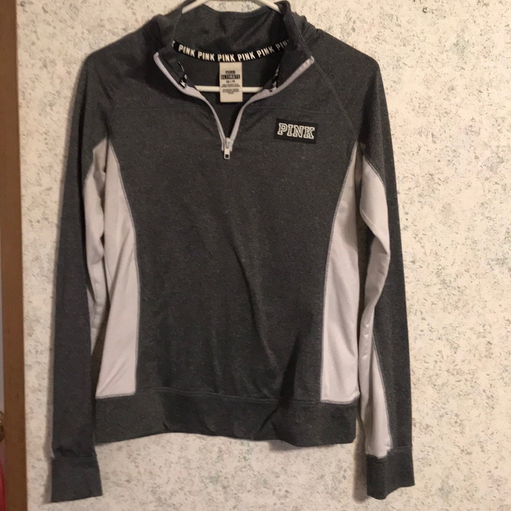 Quarter zip, PINK pullover